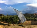 80Kw Solar Panel Station in Modi Platanias with ATLAS T150 tracker