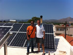 Solar Panels (Solaria, total power 9,87kw) in Chania, Akrotiri (Sternes)